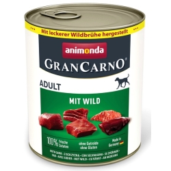 Animonda GranCarno Original Adult Wild Dziczyzna puszka 800g